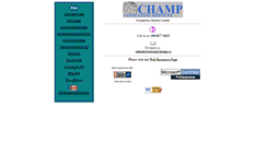 Desktop Screenshot of champ.ca