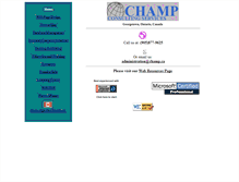 Tablet Screenshot of champ.ca