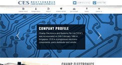 Desktop Screenshot of champ.com.sg